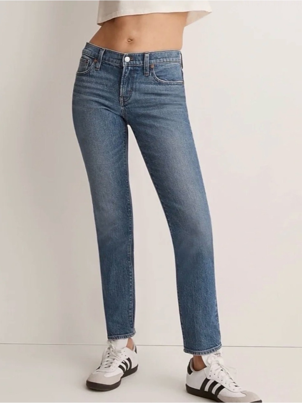 Madewell The Low-Rise Perfect Vintage Jean in Marylake Wash size 26